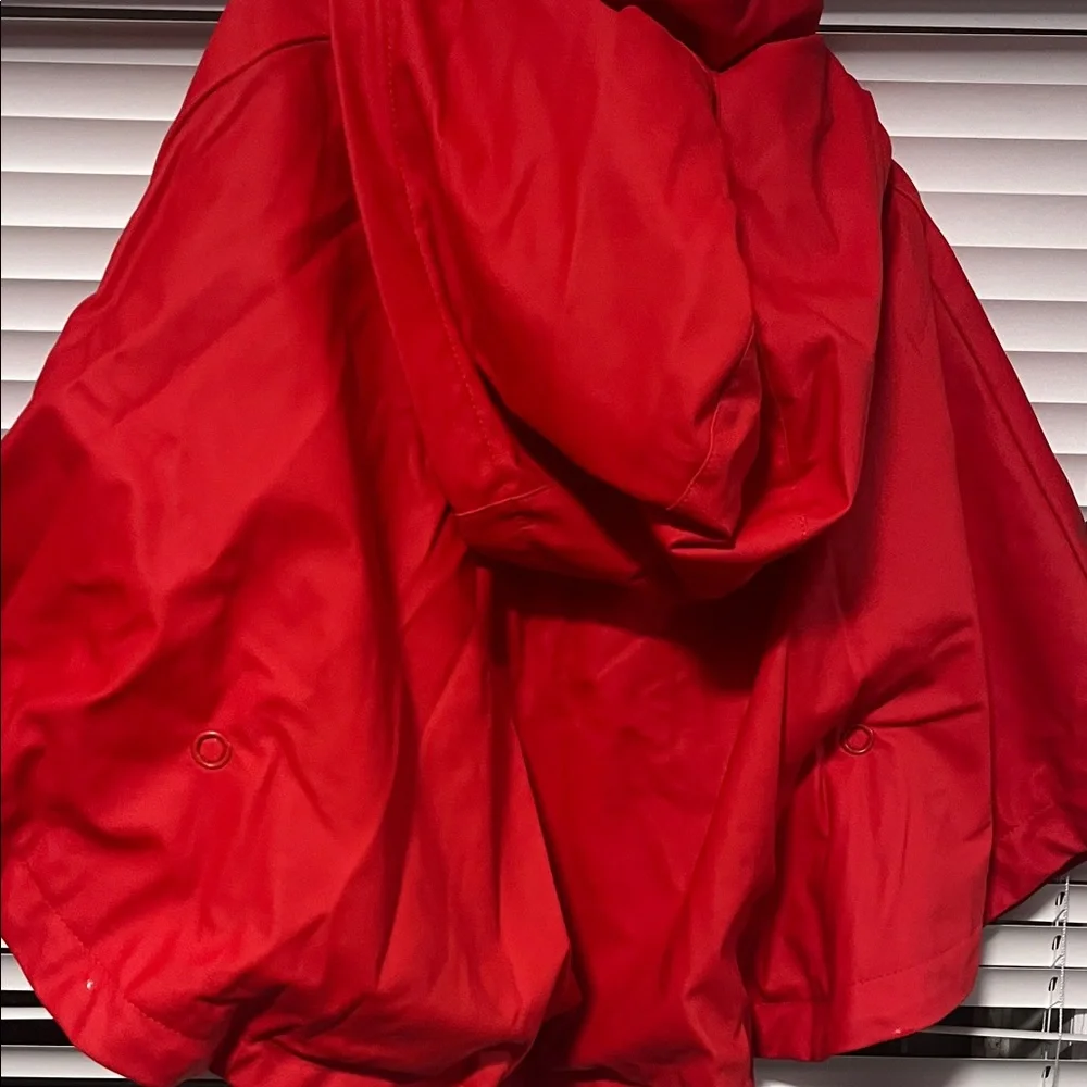 Girls red rain jacket Size 5T - Picture 4 of 5